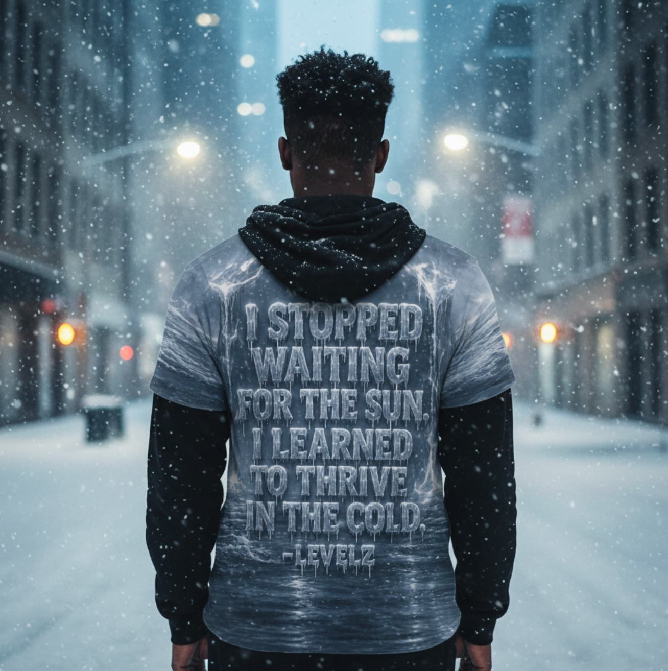 LEVELZ FROZEN Men's All-Over Print Tee