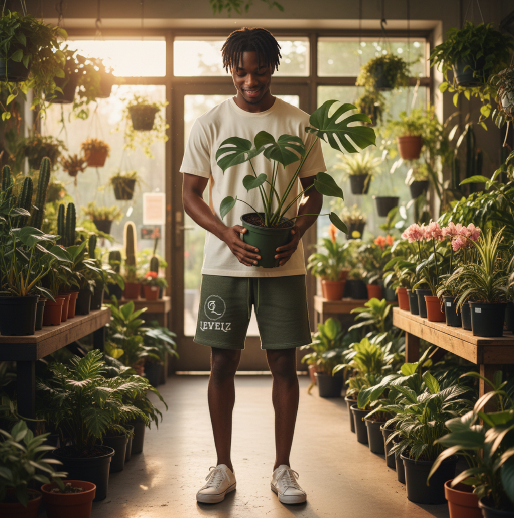 Levelz Wash Waffle Knit Shorts