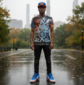 4 ELEMENTS Men's All-Over Print Tee
