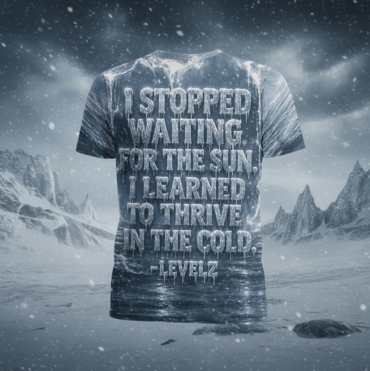 LEVELZ FROZEN Men's All-Over Print Tee