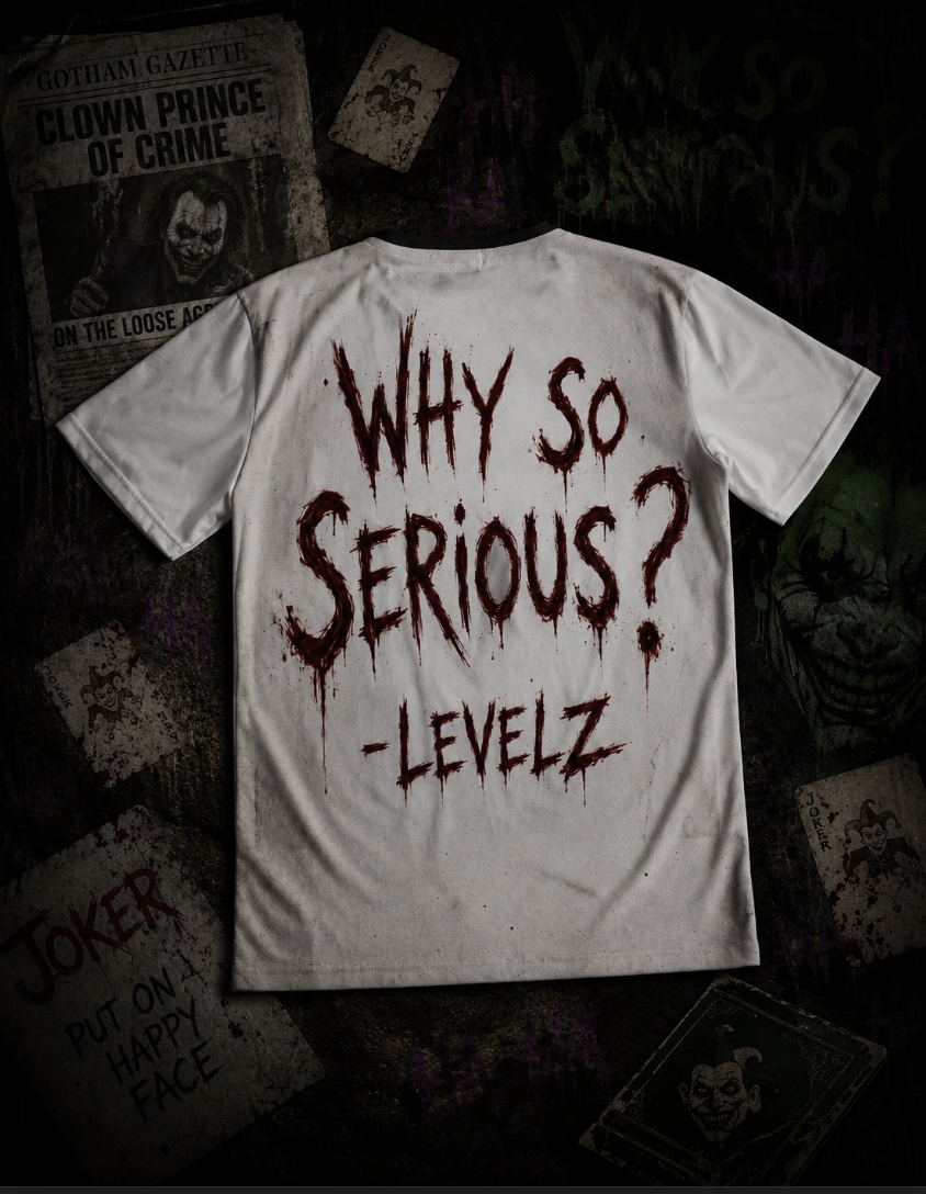 LEVELZ Joker T-Shirt 2026 Men's All-Over Print Tee