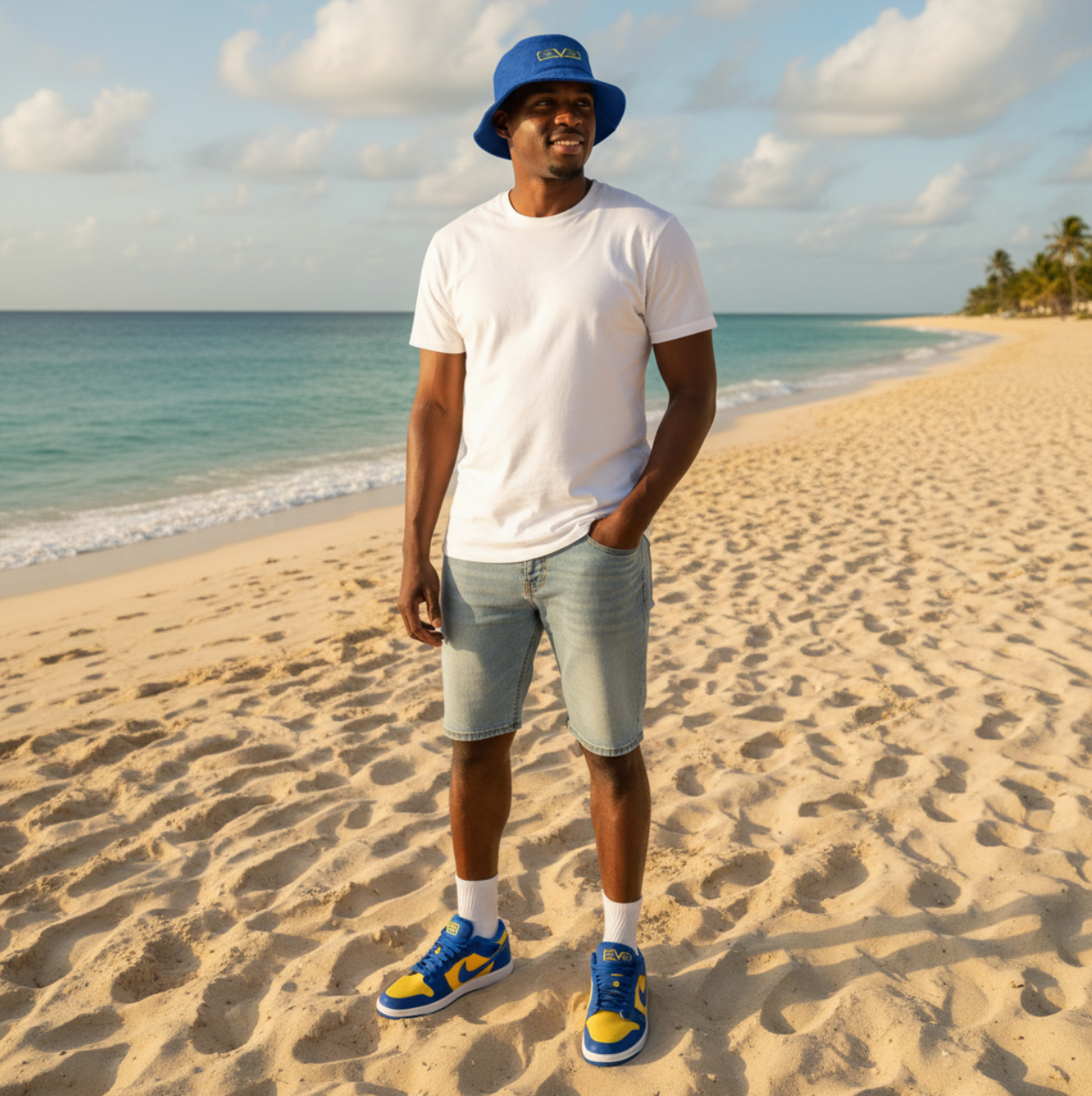 LEVELZ Terry Cloth Bucket Hat